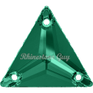 RG Premium Triangle Sew On - Emerald